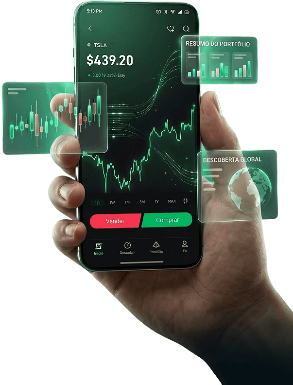 Tela do app ZERO Invest